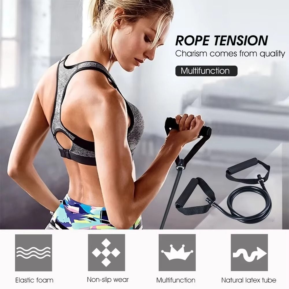 Эспандер с ручками, трос для т – обзор и цена Yoga Fitness Resistance Band